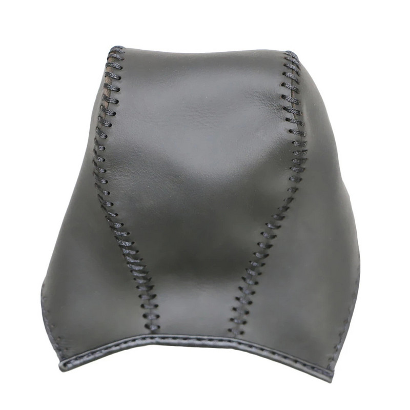 Capace pentru butoanele schimbătorului de viteze de mașină din piele naturală neagră cusute manual pentru Honda Accord 8 Automatic