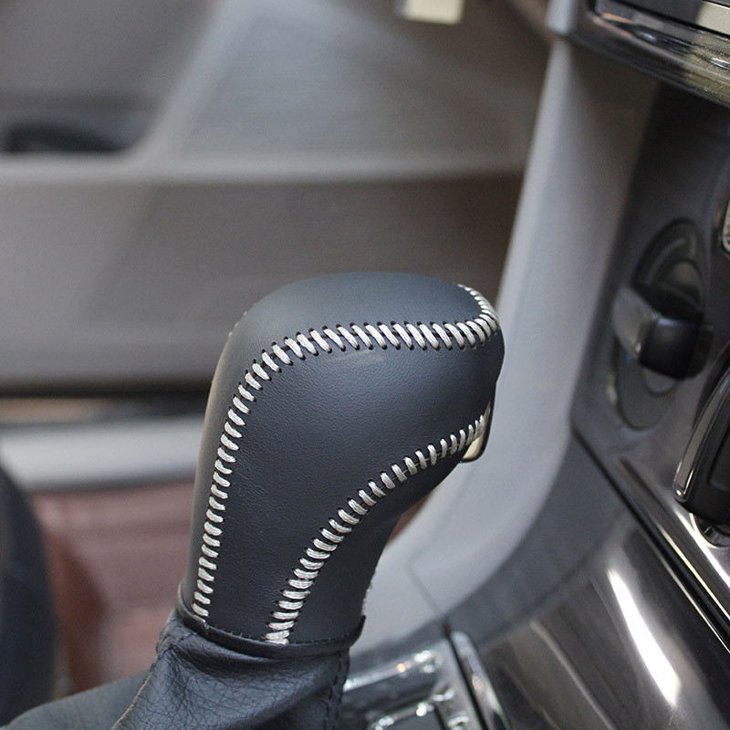 LS AUTO Capac pentru schimbătorul de viteze din piele naturală din piele naturală pentru schimbătorul de viteze din piele pentru Volkswagen AT Carcasă de jos din față ppc cpr stilou capac