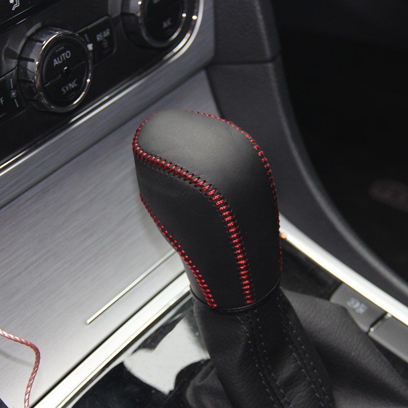 LS AUTO Capac pentru schimbătorul de viteze din piele naturală din piele naturală pentru schimbătorul de viteze din piele pentru Volkswagen AT Carcasă de jos din față ppc cpr stilou capac