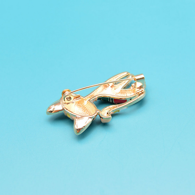 CINDY XIANG Nouă sosire drăguță vopsea email broșă pisică unisex femei și bărbați broșă pin design animal bijuterii de modă 2 culori