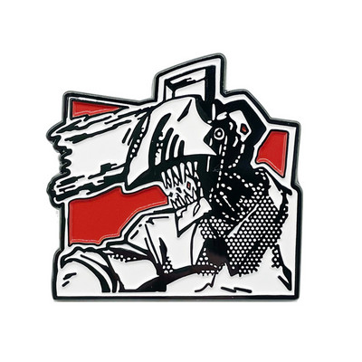 Chainsaw Man Anime Power Denji Ace emailate Insigne Brose pentru femei pentru haine Ace de rever pentru rucsac Bijuterii decorative