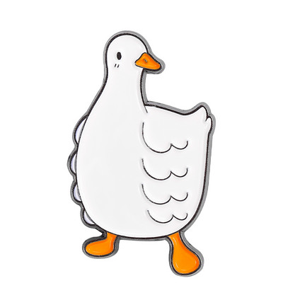 Animal minunat email pin personalizat obraznic patine gâscă rață pui broșă pungă rever broșă desen animat insignă bijuterii cadou pentru copil