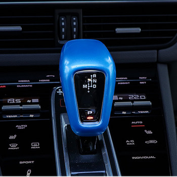 Автомобилна ABS глава за превключване на предавките Защитна обвивка Скоростен лост Декоративна рамка за 2018 Porsche New Cayenne Аксесоари Интериор