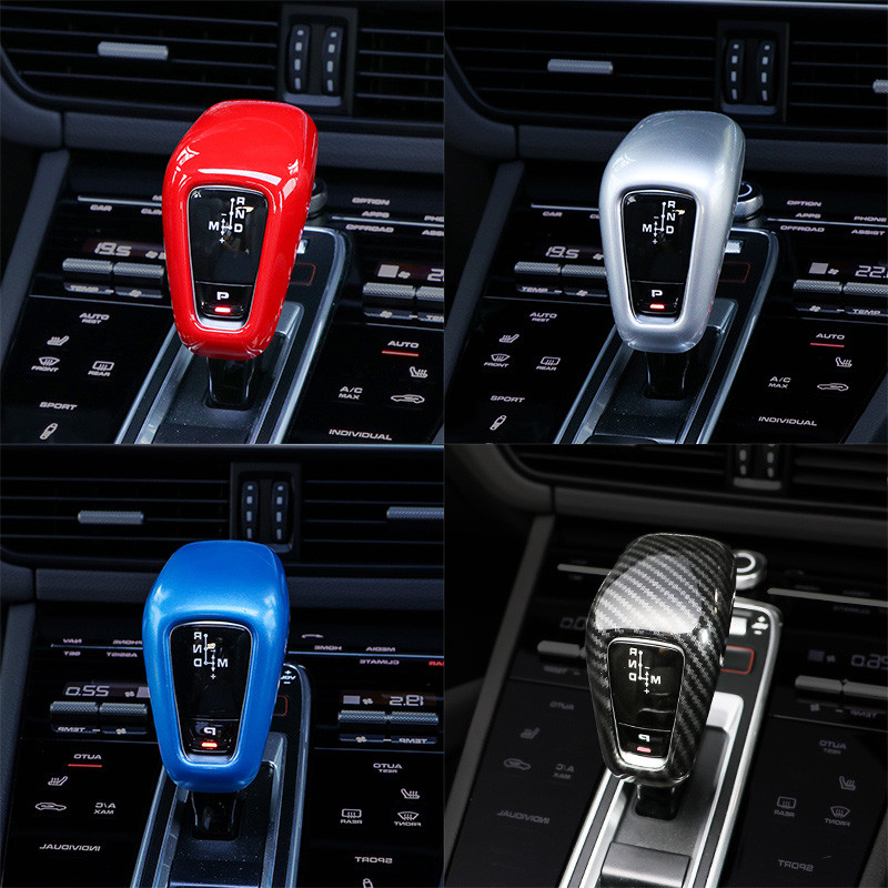 Capul schimbătorului de viteze ABS pentru autovehicul Carcasă de protecție a pârghiei de viteze Cadru decorativ pentru Porsche 2018 New Cayenne Accesorii Interior