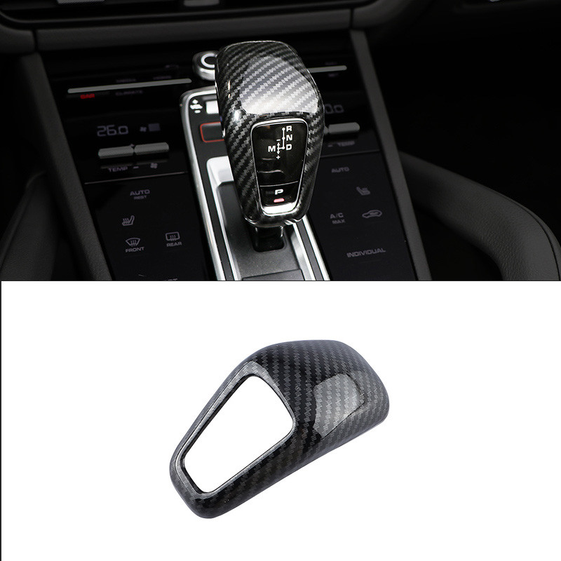 Capul schimbătorului de viteze ABS pentru autovehicul Carcasă de protecție a pârghiei de viteze Cadru decorativ pentru Porsche 2018 New Cayenne Accesorii Interior