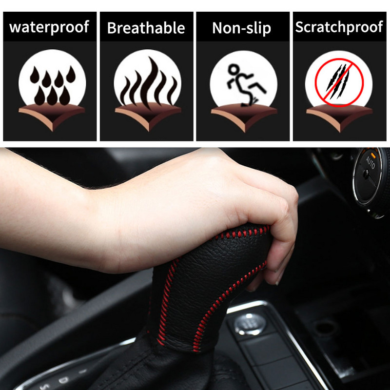 Husă de viteze pentru mașină din piele PU pentru Mazda Axela 2009-2012 Mazda 8 2018 Mazda 3 2009-2016 Mazda 6 2003-2011 Capac butonului schimbătorului de viteze