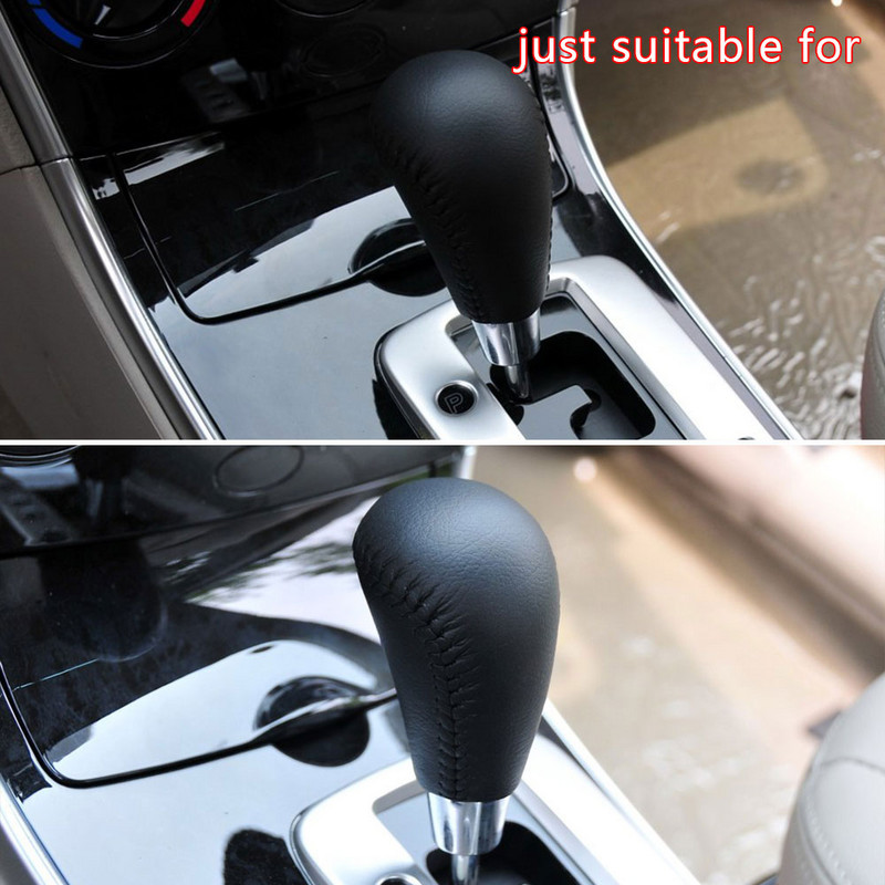 Husă de viteze pentru mașină din piele PU pentru Mazda Axela 2009-2012 Mazda 8 2018 Mazda 3 2009-2016 Mazda 6 2003-2011 Capac butonului schimbătorului de viteze