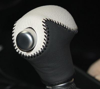 Husă ppc capac pentru buton schimbător din piele Nappa pentru Kia Carens AT husă mașină pe butonul schimbător de viteze din piele naturală stilou cpr