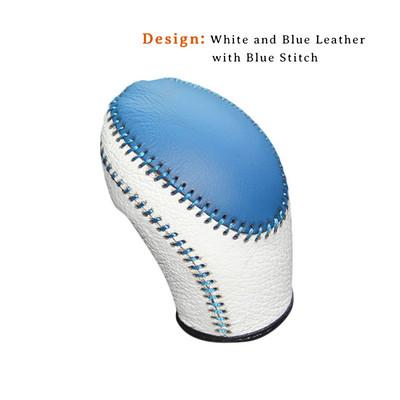 Capac pentru buton de viteză din piele naturală pentru Hyundai Elantra AT Huse de mașină pe butonul de schimbare a vitezei Husa pentru schimbătorul de viteze PPC Guler de schimbare a vitezei