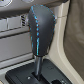 LS AUTO Strat superior din piele naturală mâner schimbător de viteze cpr capac buton schimbător pentru Ford Focus AT Carcasa accesorii auto ppc cpr pen