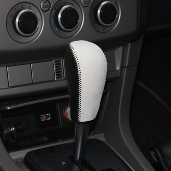 LS AUTO Επάνω στρώμα γνήσιο δέρμα γραναζιού λαβή κουμπιού αλλαγής ταχυτήτων cpr Για αξεσουάρ αυτοκινήτου Ford Focus AT Θήκη ppc στυλό cpr