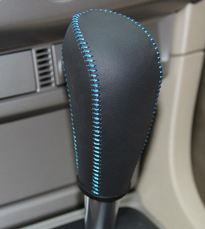 LS AUTO Strat superior din piele naturală mâner schimbător de viteze cpr capac buton schimbător pentru Ford Focus AT Carcasa accesorii auto ppc cpr pen