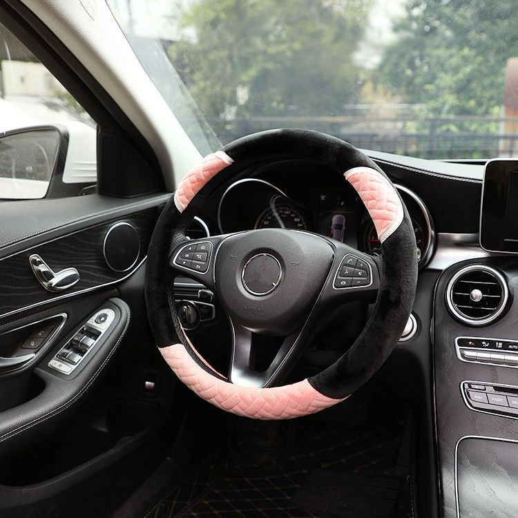 Noul patru anotimpuri universal de desene animate urs ureche pluș zeiță iarnă drăguț mașină husa volan capac ghidon