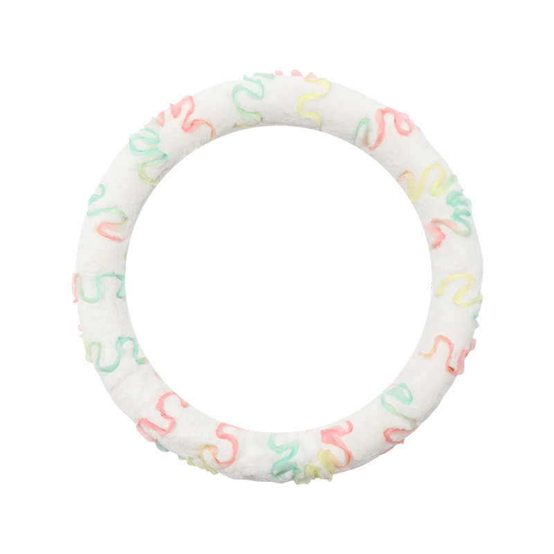 Nou Creativ Scurt Plush Iarnă Floare Dantela Anti-alunecare Drăguț Moda Volan Mașină Husa Ghidon