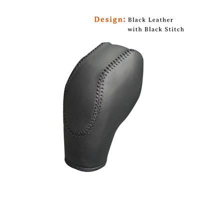 Capac pentru buton de viteză din piele naturală pentru Ford Mondeo 2013 AT Huse pentru mașină pe butonul de schimbare a vitezei Husa pentru schimbătorul de viteze PPC Guler de schimbare a vitezei