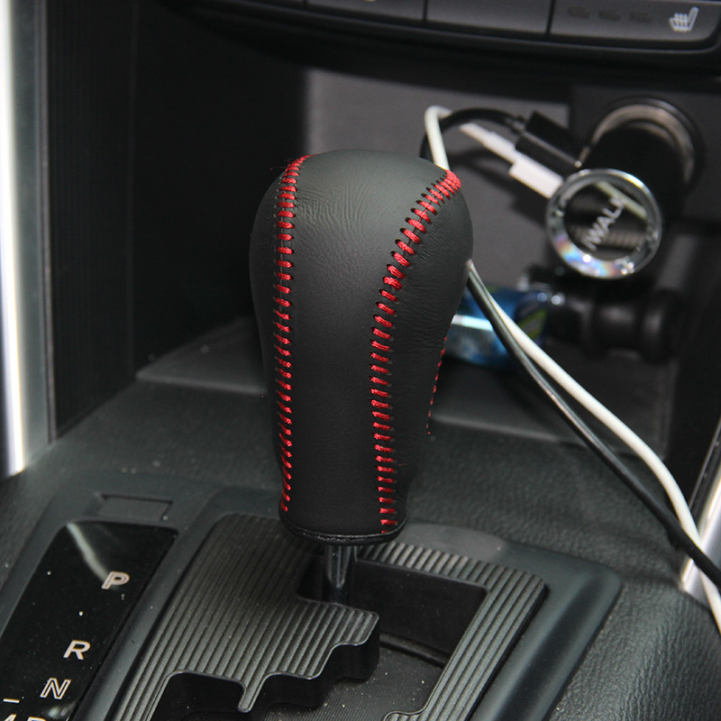 Husă ppc capac pentru buton schimbător din piele Nappa pentru Mazda CX-5 AT husă mașină pe butonul schimbător de viteze din piele naturală stilou cpr