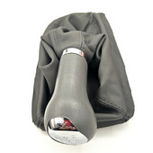 Automobilių aksesuarai 5 greičių perjungimo svirties komplektas, rankinis, dulkių dangtelis, pavarų perjungimo rankenėlė, smėlio spalvos juoda, skirta Chery A5