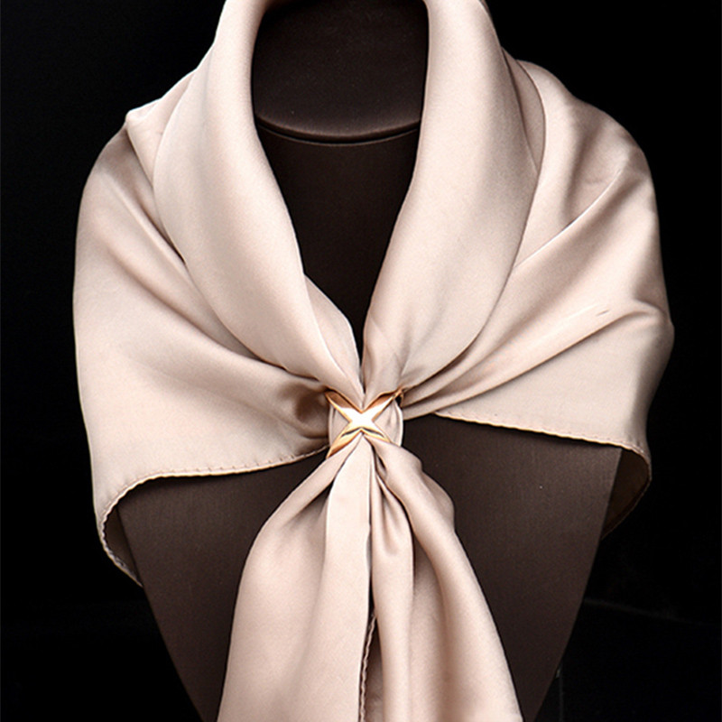 Ovalios sagės Paprastos krištolinės sagės skara Žiedas Užsegimas Šalikai Užsegimas Šilkas Šalikas Sagtis Sagė Vestuviniai papuošalai Priedai