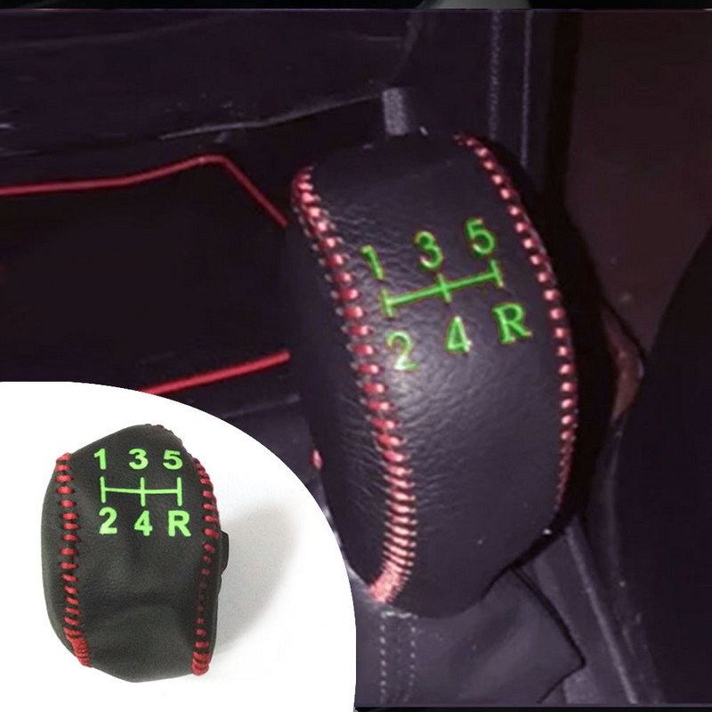 Husa din piele Muchkey pentru PEUGEOT 408 2013-2014 2008 2014-2018 301 2013-2018 308 2013-2016 2017 2018 Maneta de schimbare manuala in 5 trepte