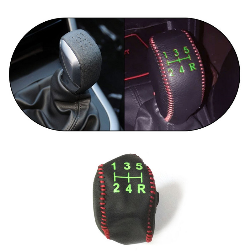 Husa din piele Muchkey pentru PEUGEOT 408 2013-2014 2008 2014-2018 301 2013-2018 308 2013-2016 2017 2018 Maneta de schimbare manuala in 5 trepte