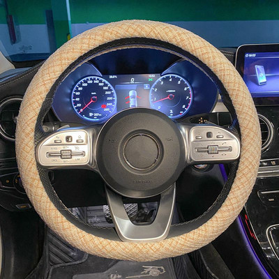 Nouă modă drăguț iarnă de pluș cald anti-alunecare Camelia de desene animate capac pentru volan de mașină