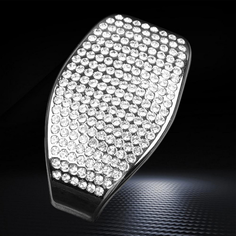 Buton schimbător de viteze ornamentat cu stras strălucitor încrustat Buton schimbător de viteze autocolant Decor pentru accesorii auto de generația 10 de Honda Civic