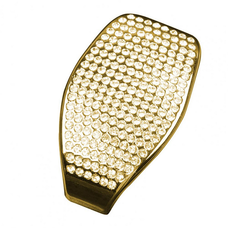 Buton schimbător de viteze ornamentat cu stras strălucitor încrustat Buton schimbător de viteze autocolant Decor pentru accesorii auto de generația 10 de Honda Civic