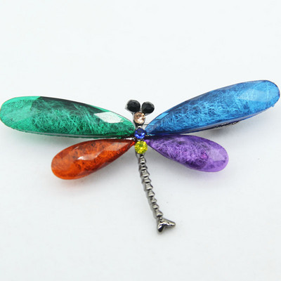 2022 noi broșe cu libelule de cristal pentru femei, broșă vintage cu animale insecte, bijuterii, bărbați, femei, accesorii occidentale, petrecere