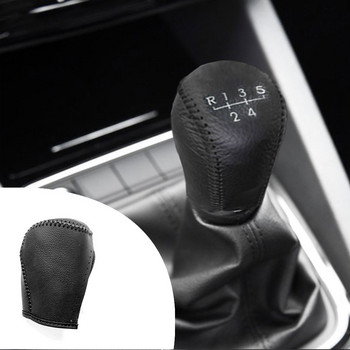 За Chevrolet Cavalier 2019 Aveo 2011 1 бр. PU кожен капак на копчето за превключване на предавките на ръчната спирачка Калъф на скоростната кутия Интериорен декор на автомобила Черупка на копчето за превключване
