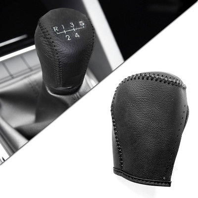 Pentru Chevrolet Cavalier 2019 Aveo 2011 1 bucată din piele PU capac buton schimbător frână de mână Cutie de viteze Decor interior mașină Carcasă buton schimbător