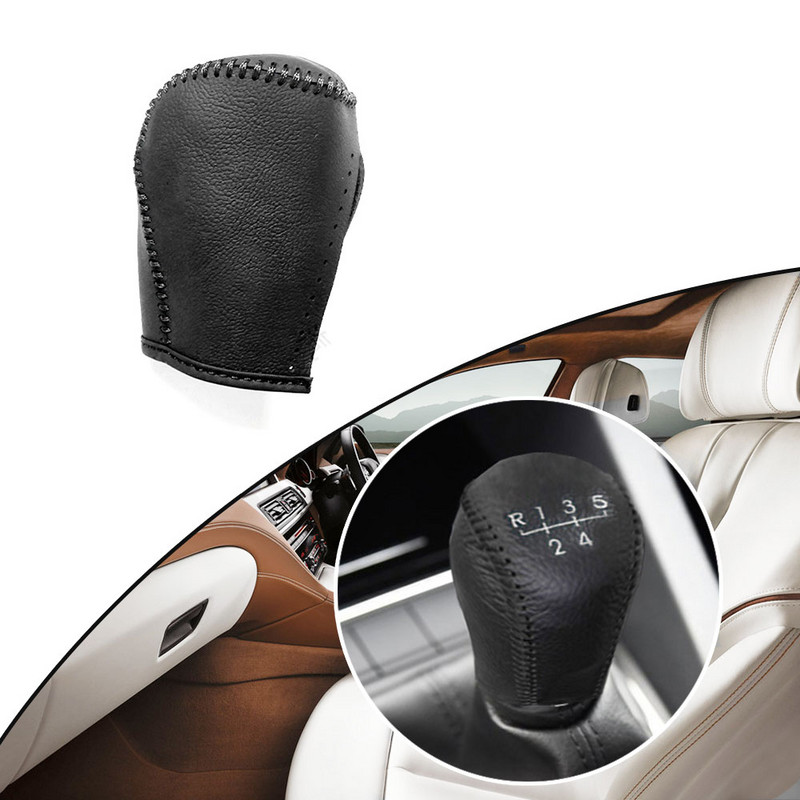 Pentru Chevrolet Cavalier 2019 Aveo 2011 1 bucată din piele PU capac buton schimbător frână de mână Cutie de viteze Decor interior mașină Carcasă buton schimbător