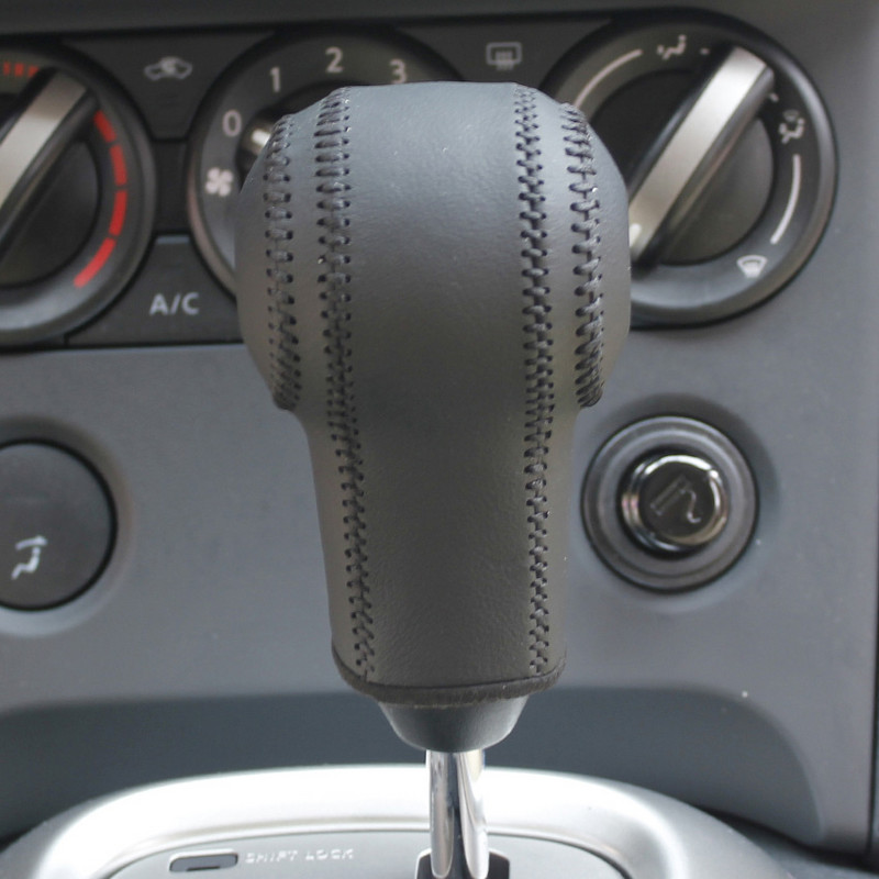 Huse pentru butonul schimbătorului de viteze de mașină din piele naturală moale, cusute manual, pentru Nissan Qashqai X-Trail Automatic