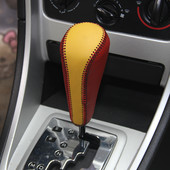 Capac butonului schimbătorului de viteze pentru Peugeout 307 AT Accesorii auto Levier Schimb de viteze Piele Nappa autentică