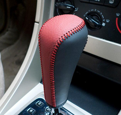 Capac butonului schimbătorului de viteze pentru Peugeout 307 AT Accesorii auto Levier Schimb de viteze Piele Nappa autentică