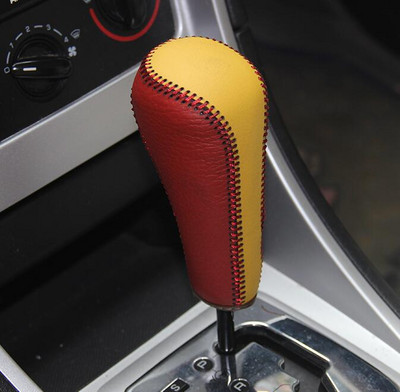 Capac butonului schimbătorului de viteze pentru Peugeout 307 AT Accesorii auto Levier Schimb de viteze Piele Nappa autentică