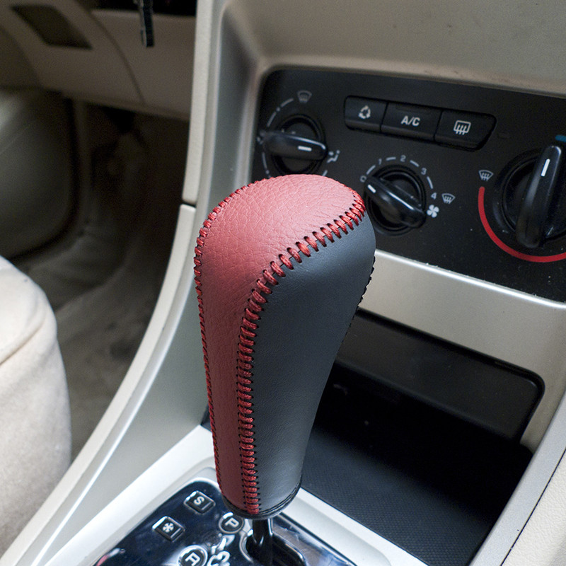 Capac butonului schimbătorului de viteze pentru Peugeout 307 AT Accesorii auto Levier Schimb de viteze Piele Nappa autentică