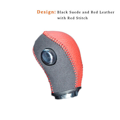 Capac pentru buton de viteză din piele naturală pentru mașină Kia K5 AT pe butonul de schimbare a vitezei Husă pentru schimbătorul de viteze PPC Guler de schimbare a vitezei
