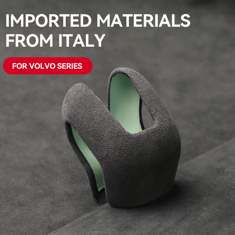 Italija Super Suede Pavarų perjungimo dangtelis, skirtas Volvo S60 S90 XC60 XC90 2015-2021 Priedai Flanelinės rankenos galvos apsaugos stilius