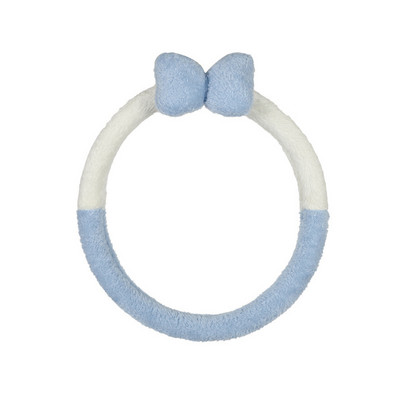 Husă pentru volan Bowknot pentru mașină, iarnă, cu pluș, pentru mâner, fuzzy, femei, fete, accesorii pentru interior auto, huse de direcție