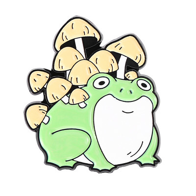 Animale florale Ace emailate Arici personalizat Pisica Broasca Ciuperci Brose Insigne cu rever Bijuterii Kawaii drăguțe Cadou pentru copii Prieteni