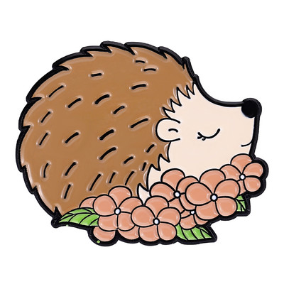 Animale florale Ace emailate Arici personalizat Pisica Broasca Ciuperci Brose Insigne cu rever Bijuterii Kawaii drăguțe Cadou pentru copii Prieteni