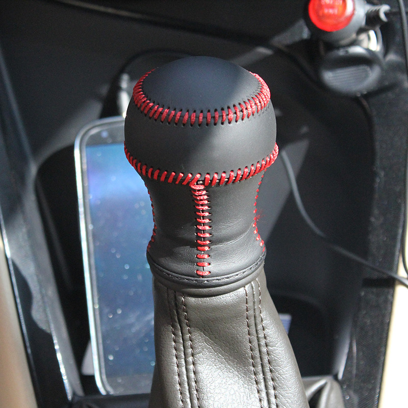 Husă ppc capac pentru buton schimbător din piele Nappa pentru Toyota Yaris MT husă mașină pe butonul schimbătorului de viteze schimbător de viteze din piele naturală