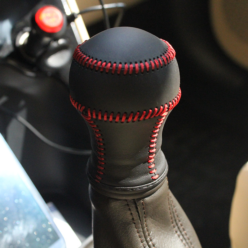 Husă ppc capac pentru buton schimbător din piele Nappa pentru Toyota Yaris MT husă mașină pe butonul schimbătorului de viteze schimbător de viteze din piele naturală