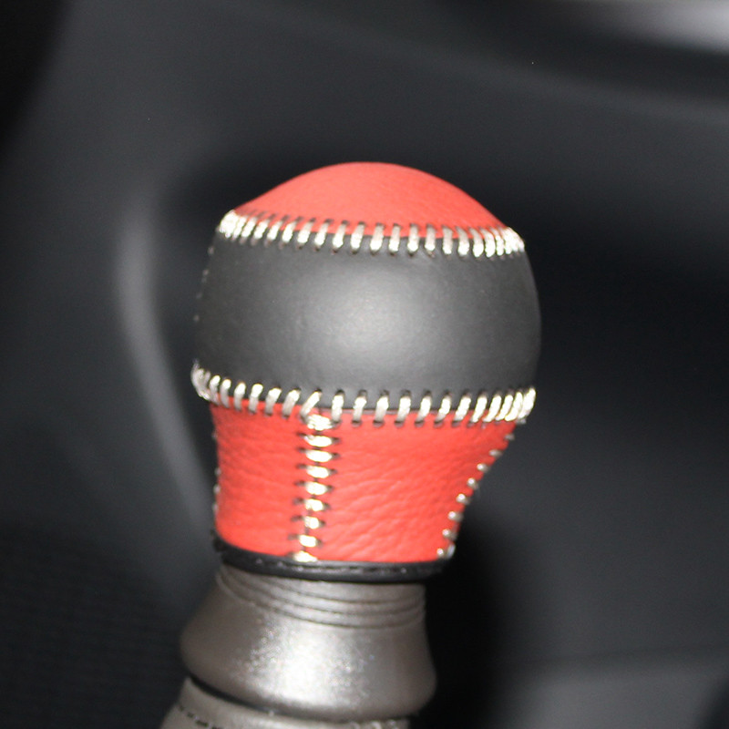 Husă ppc capac pentru buton schimbător din piele Nappa pentru Toyota Yaris MT husă mașină pe butonul schimbătorului de viteze schimbător de viteze din piele naturală