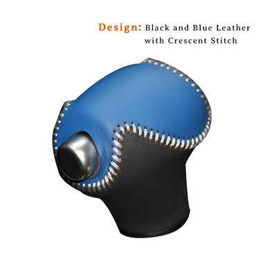 Tikra odinė pavarų perjungimo rankenėlės dangtelis, skirtas Kia Carens AT automobiliui ant pavarų perjungimo rankenėlės pavarų perjungimo lazdos dėklas PPC pavarų perjungimo apykakle