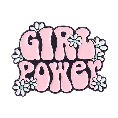 Girl Power Email Ace personalizate Self Love Club Uter Broșe Insigne rever Feminism Pumn Bijuterii Cadou pentru femei Prieteni