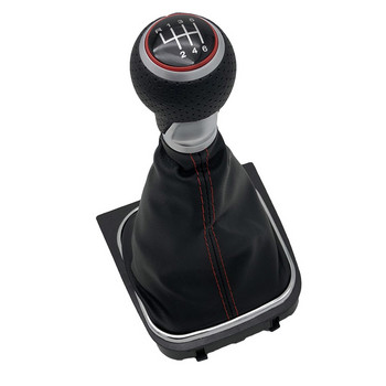 Κουμπί αλλαγής ταχυτήτων αυτοκινήτου Κάλυμα μπότας γκέτας για Volkswagen VW Golf 5 V MK5 R32 GTI Golf 6 MK6 Jetta A6 2004 2005 2006 2007-2014