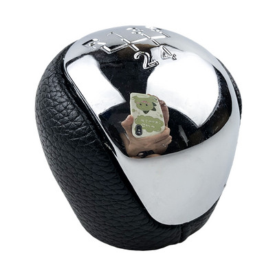 Cromat, negru, 5 viteze, buton schimbător de viteze, manetă, cap schimbător pentru Kia Forte Soul Touring I30 Hyundai Elantra 2008 2009 2010 2011-2016