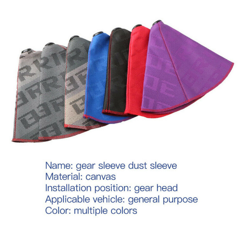 JDM Style Bride Canvas automobilio pavarų perjungimo galvutė Universali pavarų perjungimo svirties rankenėlės bagažinės dangtis