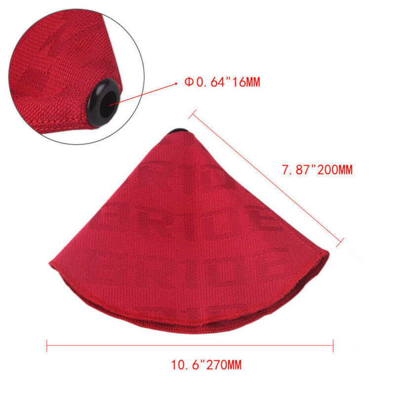 JDM Style Bride Canvas automobilio pavarų perjungimo galvutė Universali pavarų perjungimo svirties rankenėlės bagažinės dangtis